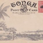 Tonga Ganzsache/ppc ca. 1898 A Native Village