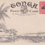 Tonga Ganzsache/ppc ca. 1898 Nukualofa