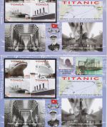 Tonga 1778/1781 postfr./mnh Titanic Schiffe ungez.IMPERF. 2012