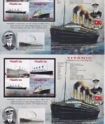 Niuafo`ou 469/472 postfr./mnh Titanic Schiffe ungez.IMPERF.