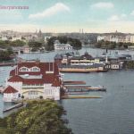 AK Hamburg Alsterpanorama MSP 17 SMS Moltke 1917