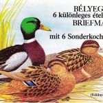 Ungarn 3972+3974+4041+4042 MH postfr./mnh Enten ducks 1988/1989