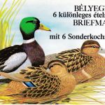 Ungarn 3972+3974+4041+4042 MH postfr./mnh Enten ducks 1988/1989