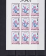 Mongolei postfr./mnh 65 mini sheets incl. proofs Orchids 1997