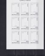 Mongolei postfr./mnh 65 mini sheets incl. proofs Orchids 1997
