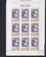 Mongolei postfr./mnh 65 mini sheets incl. proofs Orchids 1997