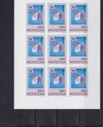 Mongolei postfr./mnh 65 mini sheets incl. proofs Orchids 1997