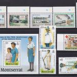 Montserrat postfr./mnh Lot aus 1979/1990