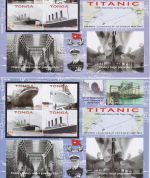 Tonga je 50 x 1778/1781 postfr./mnh Titanic ungez.+gez. 2012