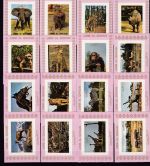 Umm al Qiwain 1002/1017 B de Luxe Blocks postfr./mnh Tiere animals 1972