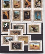 Ajman 2685/2700 A+B de Luxe Blocks postfr./mnh Tiere animals 1972
