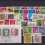Bund 1966/1977 gest. kpl. mit Gummi