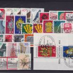 Bund 1966/1977 gest. kpl. mit Gummi