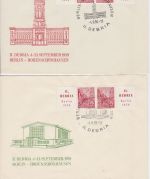 DDR W Zd 22/23 je zwei verschiedene FDC Michel 290 €
