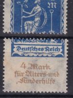 Deutsches Reich 233 mittig gezähnt