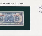 Banknotes of all nations Banknotenbrief Haiti 2 Gourdes