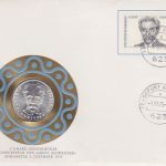 Numisbrief Bund 5 DM 1973 Albert Schweitzer