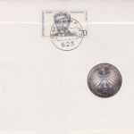 Numisbrief Bund 5 DM 1973 Albert Schweitzer