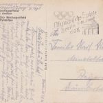 Berlin, Bahnhof Reichssportfeld mit Olympiastadion 1936