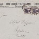 Firmen-Brief: Hansa Linoleum mit 106 Mef 1919