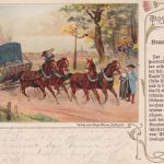 Das Postwesen Brandenburgische Post Postkutsche 1900