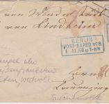Norddeutscher Bund GAA 5 Preußen GA mit Überdruck Berlin Post-Exped. 1868