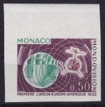 Monaco Yvert 612 postfr./mnh Sattelit 1963 ungez.IMPERF.