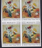 Monaco Yvert 817 postfr./mnh Blumen flowers 1970 ungez.IMPERF.