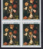 Monaco Yvert 916 postfr./mnh Blumen flowers 1973 ungez.IMPERF.
