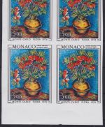 Monaco Yvert 1056 postfr./mnh Blumen flowers 1976 ungez.IMPERF.