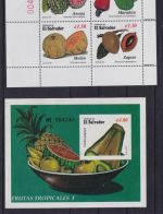 Blumen, Pflanzen und Pilze 33 postfr. Blöcke aus aller Welt