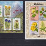 Blumen, Pflanzen und Pilze 33 postfr. Blöcke aus aller Welt