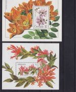 Blumen, Pflanzen und Pilze 33 postfr. Blöcke aus aller Welt