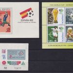 Fußball soccer 15 postfr. Blöcke