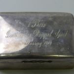 1. Preis Gemischtes Doppel Spiel Pasing 1914 versilberte Dose