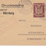Deutsches Reich Luftpost-Karten München - Nürnberg 1923