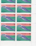 Somalia 10 x 789/792 postfr./mnh Wale 1999
