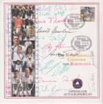 Autogrammbelege der Goldmedaillengewinner Olympiade Barcelona 1992