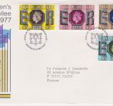 GB Sammlung von 24 FDCs 1977 Queen's Silver Jubilee Tour Cover