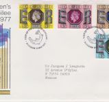 GB Sammlung von 24 FDCs 1977 Queen's Silver Jubilee Tour Cover