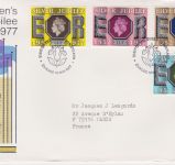 GB Sammlung von 24 FDCs 1977 Queen's Silver Jubilee Tour Cover