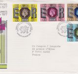 GB Sammlung von 24 FDCs 1977 Queen's Silver Jubilee Tour Cover