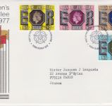 GB Sammlung von 24 FDCs 1977 Queen's Silver Jubilee Tour Cover