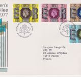 GB Sammlung von 24 FDCs 1977 Queen's Silver Jubilee Tour Cover