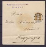 Schweiz Streifband des Militärschiessverein Boswyl 1911