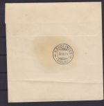 Schweiz Streifband des Militärschiessverein Boswyl 1911