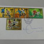 Paraguay Brief mit 18 Autogrammen VfB Stuttgart 1985