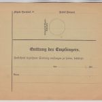 Österreich Post-Begleitadresse 10 h 1899