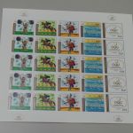 Turkmenistan 50 x 15/19 postfr./mnh Olympia Olympics 1992 IMPERF.
