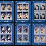 Rumänien 5 x 5729/5734 KB postfr./mnh Eulen owls 2003